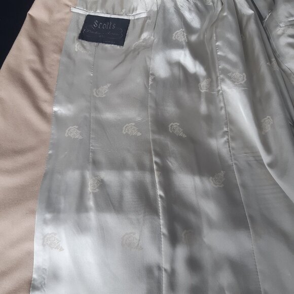 Vintage Warren K Cook Parktown SZ 42 Wool Men's Beige Sport Jacket From Scotts - Picture 6 of 16